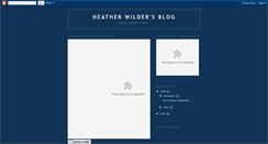 Desktop Screenshot of heatherwilder.blogspot.com