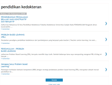 Tablet Screenshot of pendidikan-kedokteran.blogspot.com