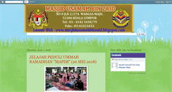 Desktop Screenshot of masjidusamahbinzaid.blogspot.com