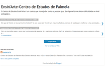 Tablet Screenshot of centro-ensinarte.blogspot.com