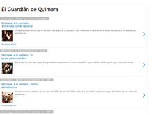 Tablet Screenshot of elguardiandequimera.blogspot.com