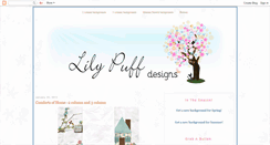 Desktop Screenshot of lilypuffdesigns.blogspot.com