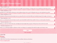 Tablet Screenshot of abigailsflowerhouse.blogspot.com