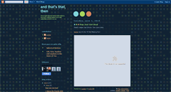 Desktop Screenshot of andthatsthatthen.blogspot.com