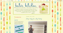 Desktop Screenshot of katescreativekitchen.blogspot.com