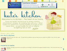 Tablet Screenshot of katescreativekitchen.blogspot.com