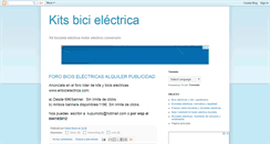 Desktop Screenshot of bicicleta-electrica.blogspot.com