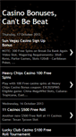 Mobile Screenshot of casinobonusescantbebeat.blogspot.com