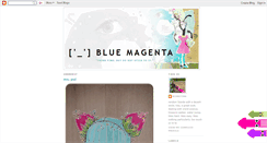 Desktop Screenshot of bluemagenta.blogspot.com