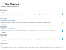 Tablet Screenshot of bluemagenta.blogspot.com
