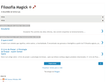 Tablet Screenshot of filosofiamagick.blogspot.com
