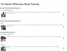 Tablet Screenshot of pdhorsetraining.blogspot.com