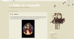Desktop Screenshot of le-theatre-des-marionnettes.blogspot.com