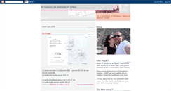 Desktop Screenshot of melanieetjulien.blogspot.com