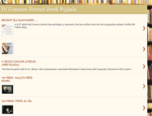 Tablet Screenshot of concursliterarijordipujiula.blogspot.com