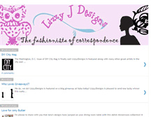 Tablet Screenshot of lizzyjdesigns.blogspot.com