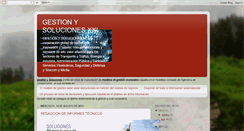 Desktop Screenshot of gestionysolucionesxxi.blogspot.com