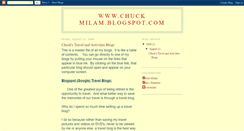 Desktop Screenshot of chuckmilam.blogspot.com