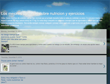 Tablet Screenshot of mejores-consejos-nutricion-ejercicios.blogspot.com