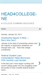 Mobile Screenshot of head4college-ne.blogspot.com