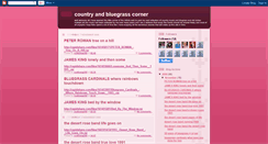 Desktop Screenshot of countryandbluegrasscorner.blogspot.com