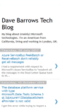 Mobile Screenshot of dbarrowstechblog.blogspot.com