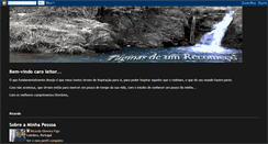 Desktop Screenshot of paginasdeumrecomeco.blogspot.com