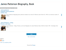 Tablet Screenshot of biography-james-patterson.blogspot.com