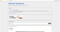 Desktop Screenshot of infecteddesigners.blogspot.com