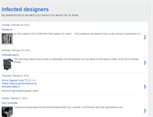 Tablet Screenshot of infecteddesigners.blogspot.com