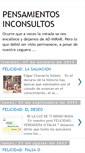 Mobile Screenshot of pensamientos-inconsultos.blogspot.com