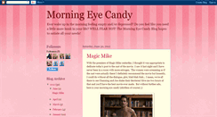 Desktop Screenshot of morningeyecandy.blogspot.com