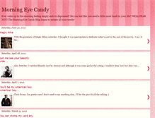 Tablet Screenshot of morningeyecandy.blogspot.com