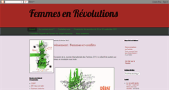 Desktop Screenshot of femmes-en-revolution.blogspot.com