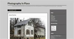 Desktop Screenshot of photography-in-place.blogspot.com