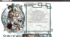 Desktop Screenshot of ilovesuikoden.blogspot.com