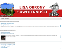 Tablet Screenshot of los-malopolska.blogspot.com