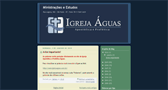 Desktop Screenshot of igrejaaguas.blogspot.com