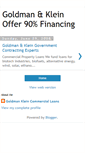 Mobile Screenshot of goldmankleinllc.blogspot.com