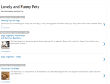 Tablet Screenshot of lovelyandfunnypets.blogspot.com