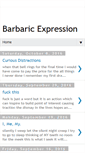 Mobile Screenshot of barbaricexpression.blogspot.com