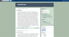 Desktop Screenshot of medianewbie.blogspot.com