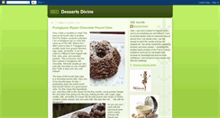 Desktop Screenshot of dessertsdivine.blogspot.com