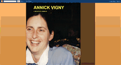 Desktop Screenshot of annickvigny.blogspot.com