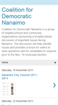 Mobile Screenshot of democraticnanaimo.blogspot.com