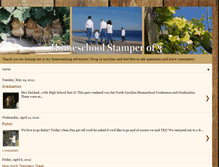Tablet Screenshot of homeschoolstamperof3.blogspot.com