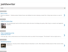 Tablet Screenshot of joshthewriter.blogspot.com