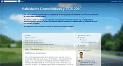 Desktop Screenshot of habilidadescomunicativasytics2010.blogspot.com