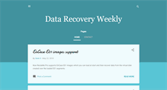 Desktop Screenshot of data-recovery-weekly.blogspot.com