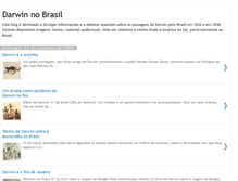 Tablet Screenshot of charlesdarwinnobrasil.blogspot.com